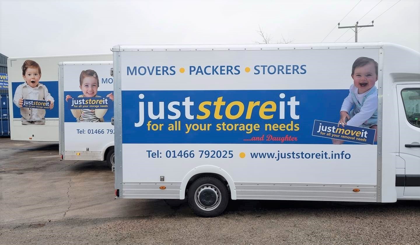 contact juststoreit for Storage Solutions Aberdeenshire